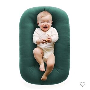 Snuggleme organic infant lounger moss